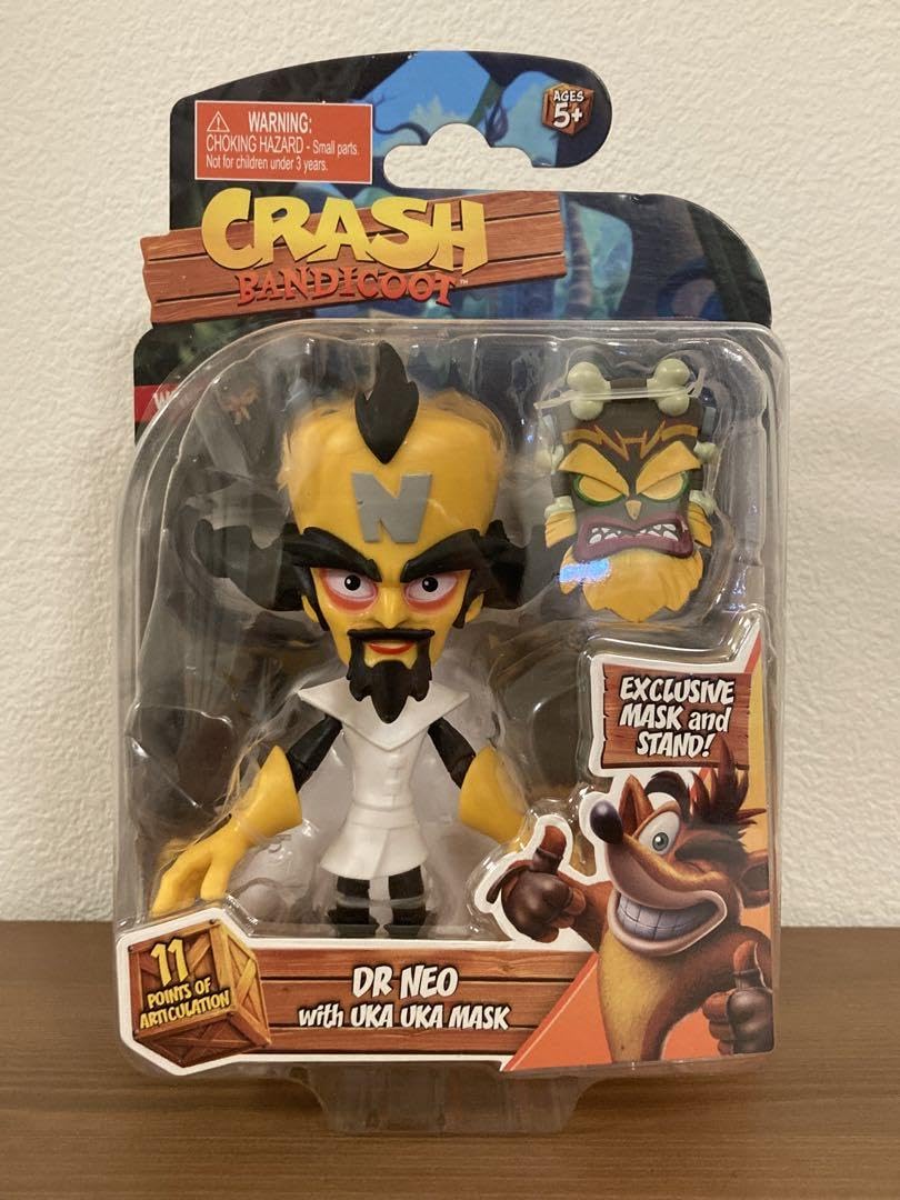 クラッシュバンディクー スサムズアップ Jakks フィギュア　４匹　新品未開封 クラッシュバンディクー スサムズアップ Jakks フィギュア 4匹